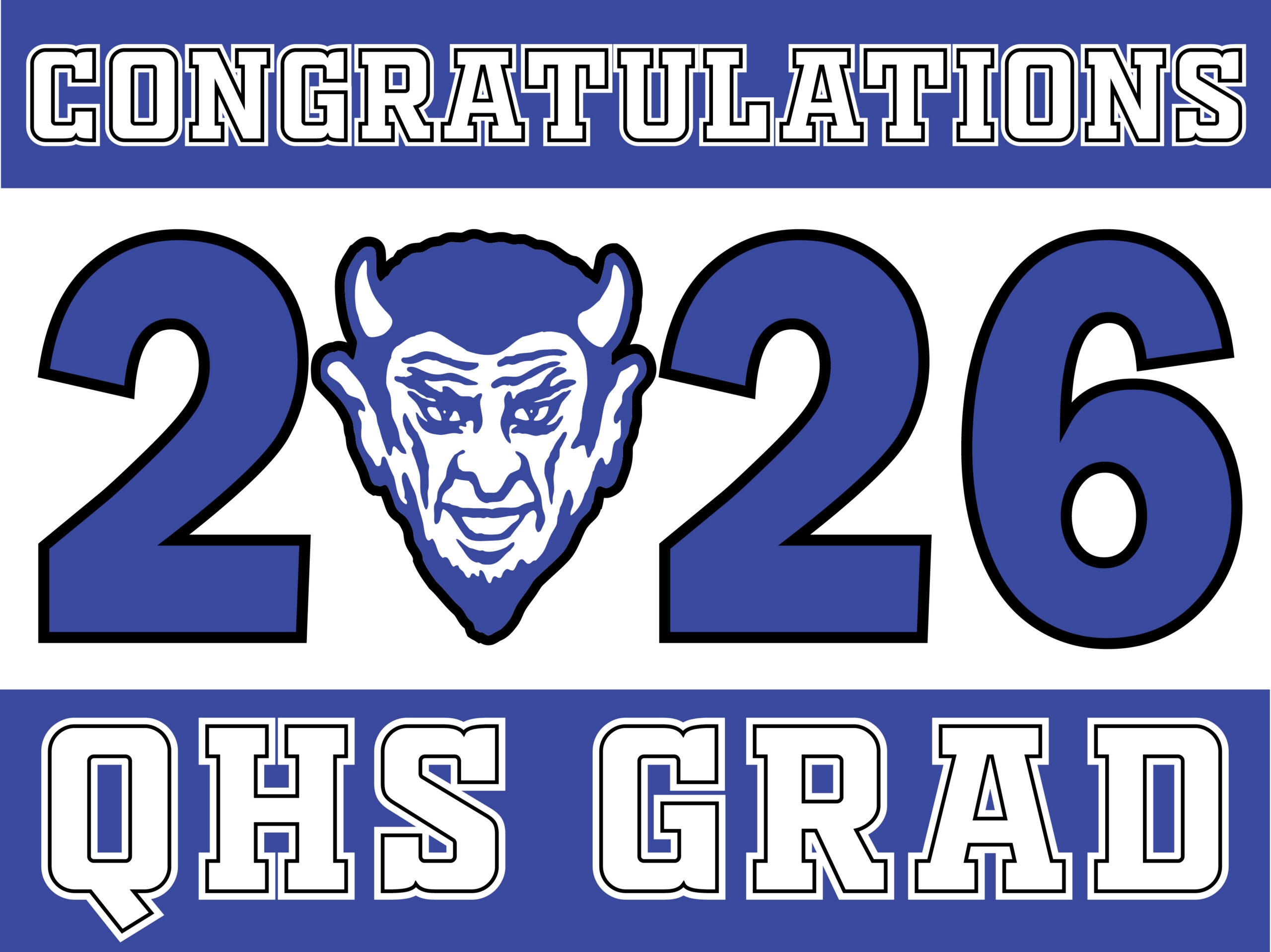 QPSF_Graduation Sign_2026_24x18_Congrats