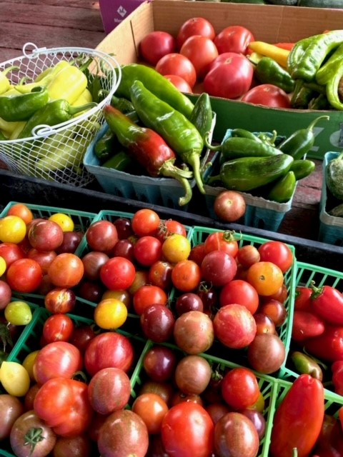 Vegetables grown in "Momma Bee's Garden"