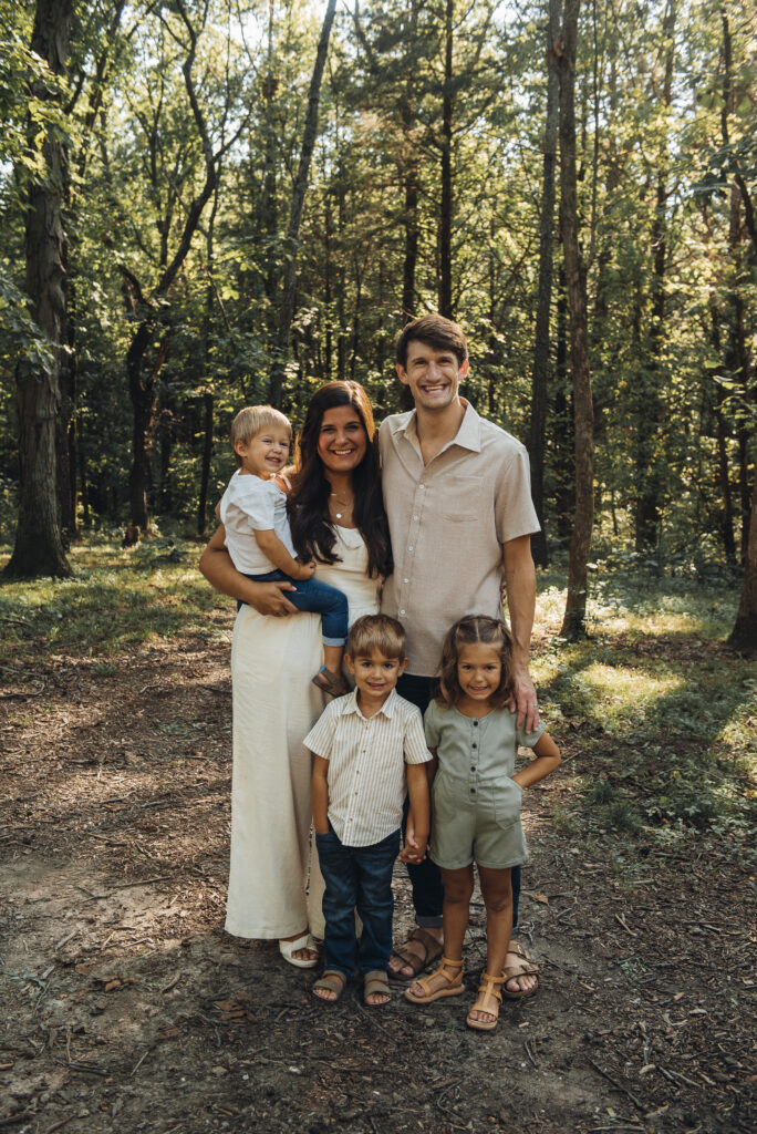 QPS Teacher Ben Dombroski and family