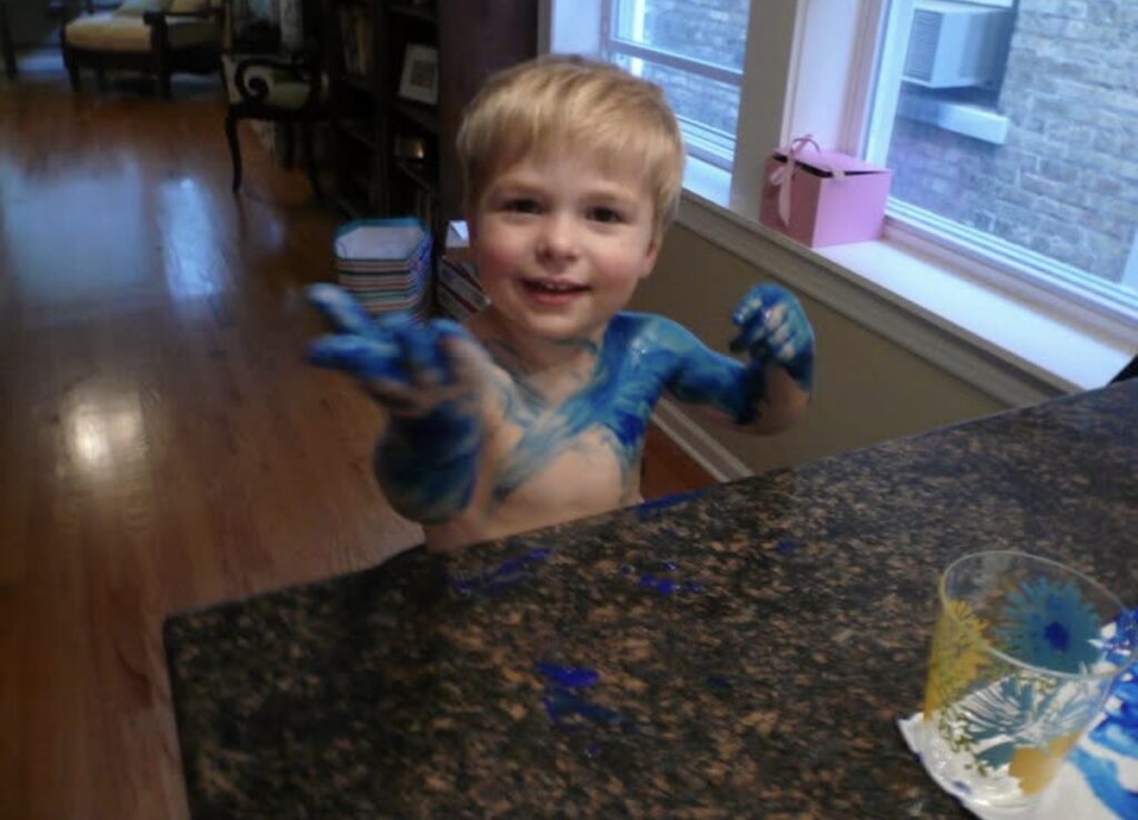 Ben Schelp, childhood photo.