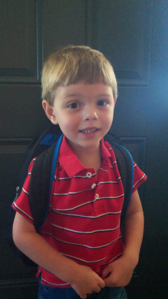 Jacob Salisbury, childhood photo.