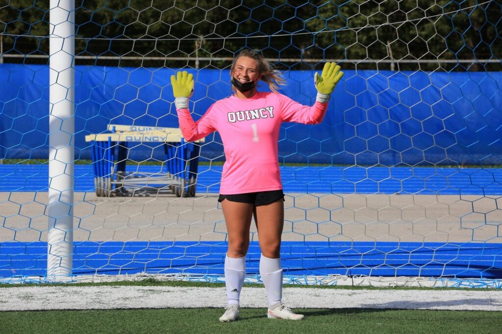 Maddie Hill, QHS Girls Soccer Varsity Goalie.