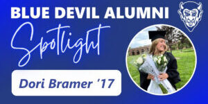 Alumni Spotlight Website Graphic - Dori Bramer '17