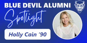 Alumni Spotlight Website Graphic - Holly Cain