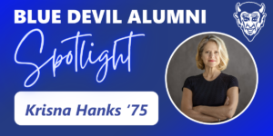 Alumni Spotlight Website Graphic - Krisna Hanks